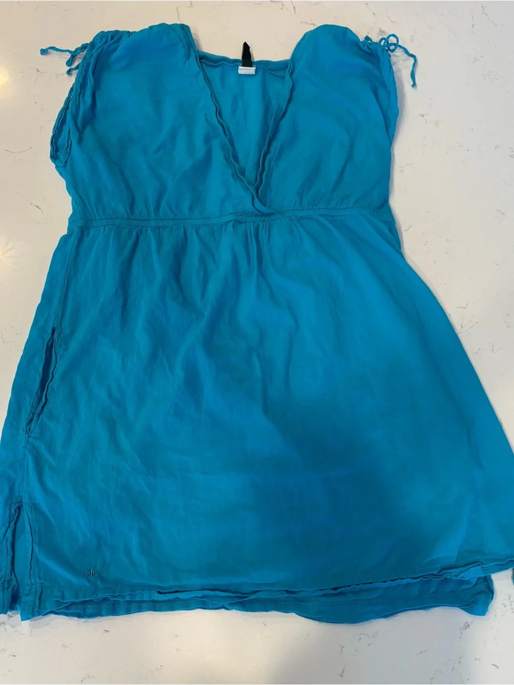 Lauren Ralph Lauren Turquoise Blue Swim Coverup